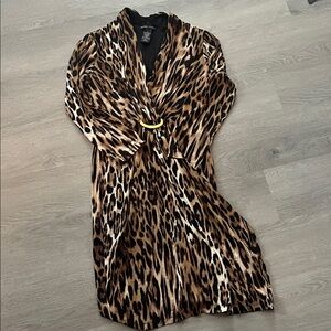 New York & Company Animal Print Dress